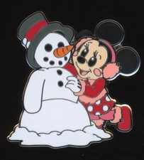 2021 Christmas Holiday Cuties Mystery Minnie Mouse Snowman Disney Pin