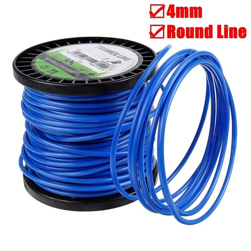 Rasentrimmer-Schnur 3 Mm Quadratisch – Nylon, 50/100/120 M, Orange, Für Freischneider
