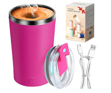 Self Stirring Coffee Mug Rechargeable Magnetic Mixing Cup 400ml USB Auto Stirrer