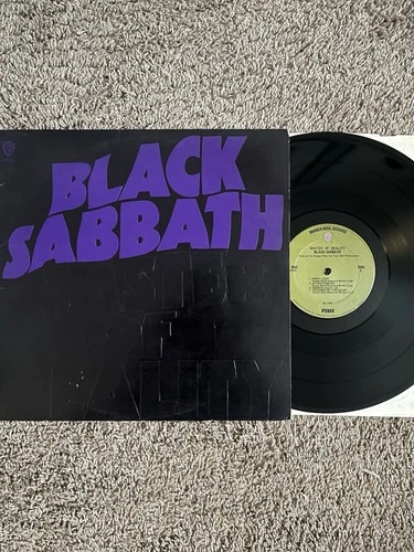 Black Sabbath Master of Reality Embossed Cover WB BS2562 Green Label OG Press NM