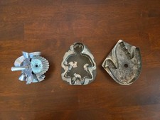 Antique Cookie Cutter Large Early Soldered Tin West German DRGM Rotary Cutter