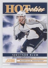 2011-12 Score Hot Rookies Jonathon Blum #517 0q5