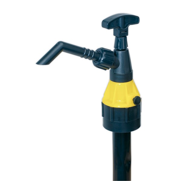 TP99 Thinners Pump For 25L Drum 400ml Stroke Delivery Self Priming By Sealey
