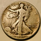 1941 D Walking Liberty Half Dollar 90% Silver   "As Pictured-Not Cleaned"