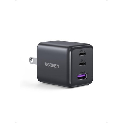 UGREEN 3Port 30W USB C Charger, GaN II Compact iPhone Charger Fast Charging, Typ