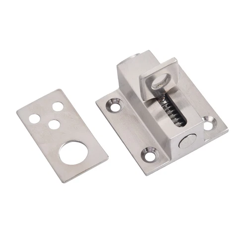 Spring Latch Door Installation Latchbolt Lightweight Portable Security - Picture 4 of 72