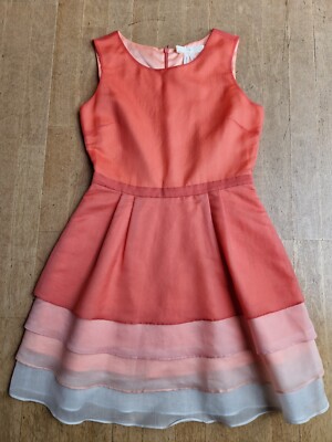 Abiball Abschlussball Cocktail Kleid Bread n Butter Tanzkleid Gr. 0 34 apricot