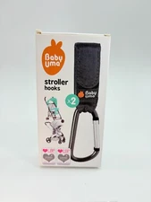 Baby Uma Stroller Hooks 2 Pack Universal Clips & Hooks for Travel New in Box