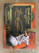 2016 Topps Five Star - Aaron Nola Golden Graphs On-Card Auto 4/5 Red #FSGC-AN