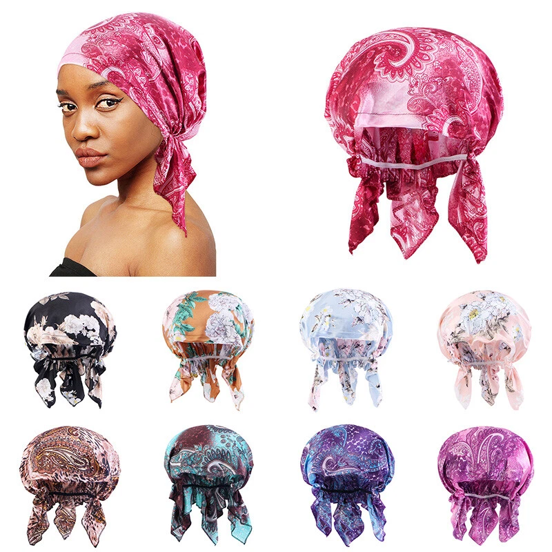 Sombrero turbante elástico para mujeres quimioterapia cáncer pérdida de cabello gorra-musulmán-hiyab-cabeza-envoltura-cubierta Foto 3 de 4