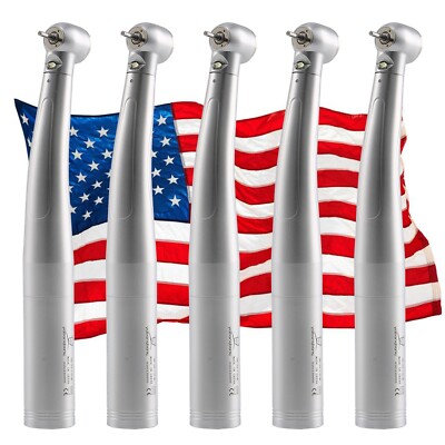 1-5pcs Dental LED E-generator Push Button Handpiece / 4 H Coupler KaVo Style SA