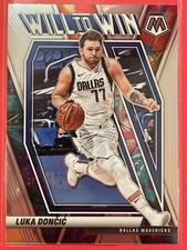 2020-21 Panini Mosaic Luka Doncic Will to Win #12 Basketball Dallas Mavericks