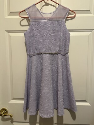 Robe Formelle Fille Lilt Sans Manches Lavande Taille 10 - Occasion Très Bon état