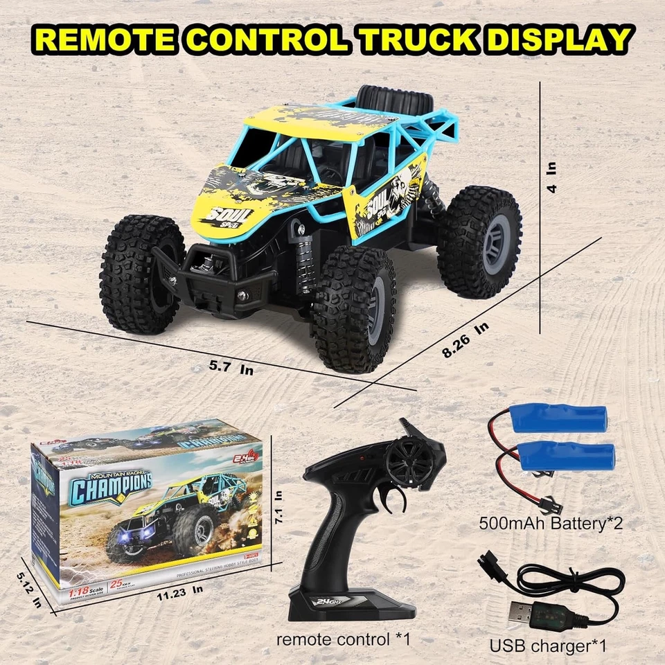 Mountain Racing Champions  1:18 Scale 2.4Ghz  All Terrain / Off-Road Racing - Image 4 of 4