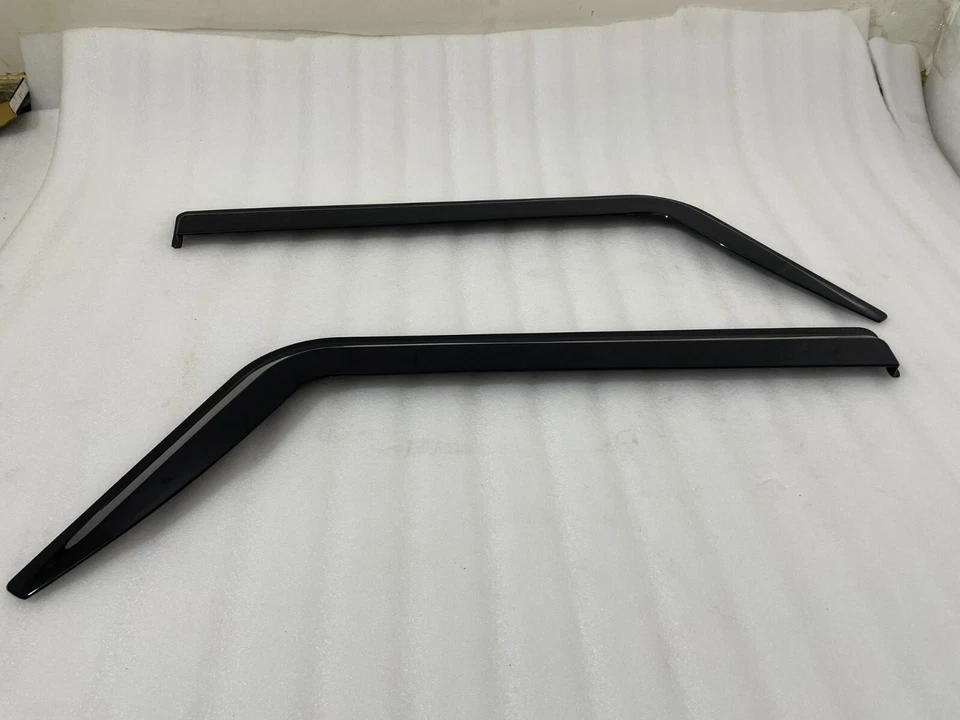 SUZUKI SAMURAI DOOR VISOR WEATHER SHIELD WIND DEFLECTOR UNBREAKABLE SET Of 2 Foto 2 de 4