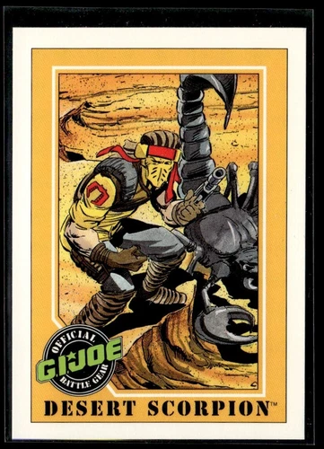 1991 Impel Hasbro GI Joe Series 1 Trading Card #75 Desert Scorpion