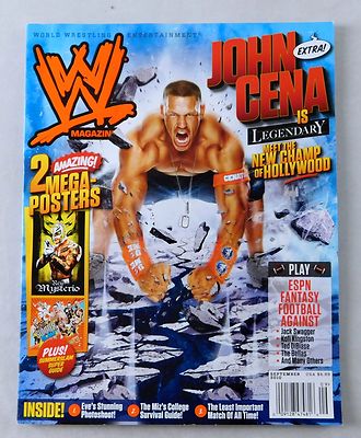 John Cena September 2010 WWE Wrestling Magazine WrestleMania