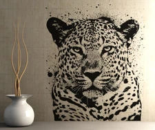 Stickerbrand Vinyl Wall Decal Sticker Spray Paint Leopard #OS_AA652