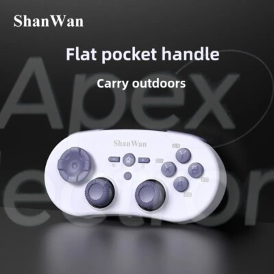 Shanwan Q38 Wireless Controller w/Dual Hall Effect Sensors Gyro for PC/PS4/iOS