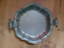 Zinn-Schale,Schlicht, Wundersch&ouml;n Gearbeitet