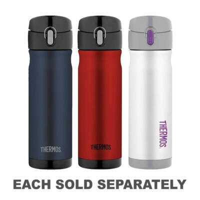 NEW Thermos 470ml S/Steel Vacuum Insulated Commuter Bottles