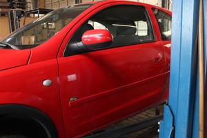 Tur Vorn Links Farbe Magma Rot Z547 Opel Corsa C Limousine Sofortversand Ebay