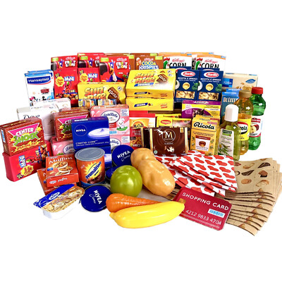 Kaufladen Zubehör Set 95tlg für Kinderküche Tante Emma Laden Kaufmannsladen