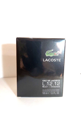 Lacoste Eau de Lacoste Noir Intense EAU DE TOILETTE spray 3.3 fl oz  New in Box