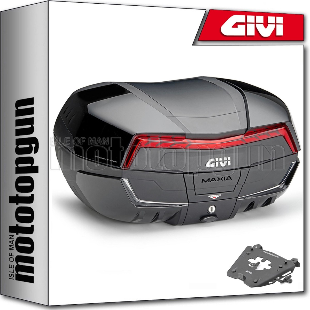 GIVI V58NN TOP CASE + KIT ALU MAXIA 5 HONDA GL 1800 GOLD WING 2018