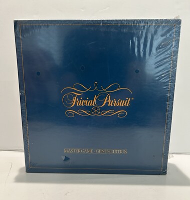 Trivial Pursuit Master Game-Genus Edition Vintage 1981 Original Brand New Sealed
