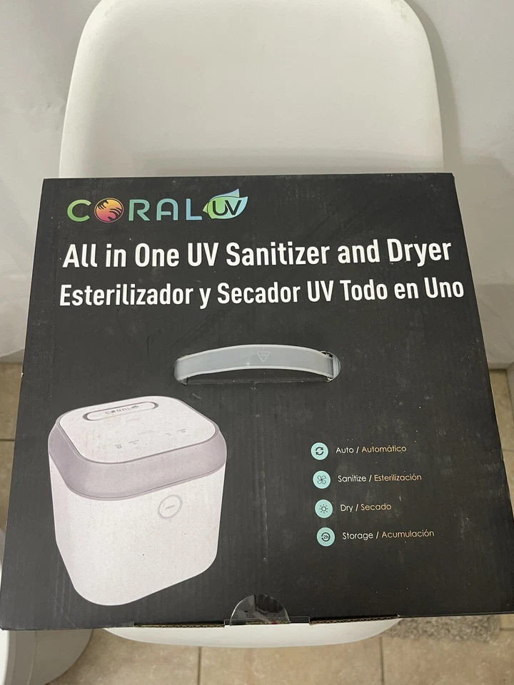 Nuevo Esterilizador UV Biberón 3 en 1 Esterilizador y Secador Doble UV de Coral  Foto 4 de 4