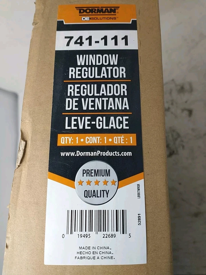 Regulador de ventana delantera derecha Dorman 741-111 y motor para Select Saturn 1997-2002 Foto 3 de 4