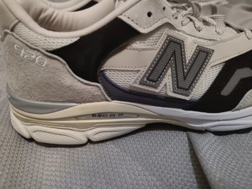 Scarpe da uomo bianche New Balance 920 taglia 10 made in England nere M920GWK - Foto 2 di 13