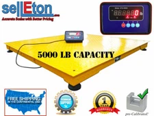 Floor Scale Pallet Box Crate 5000 lbs x 1 lb STG Industrial Warehouse 40" x 40"