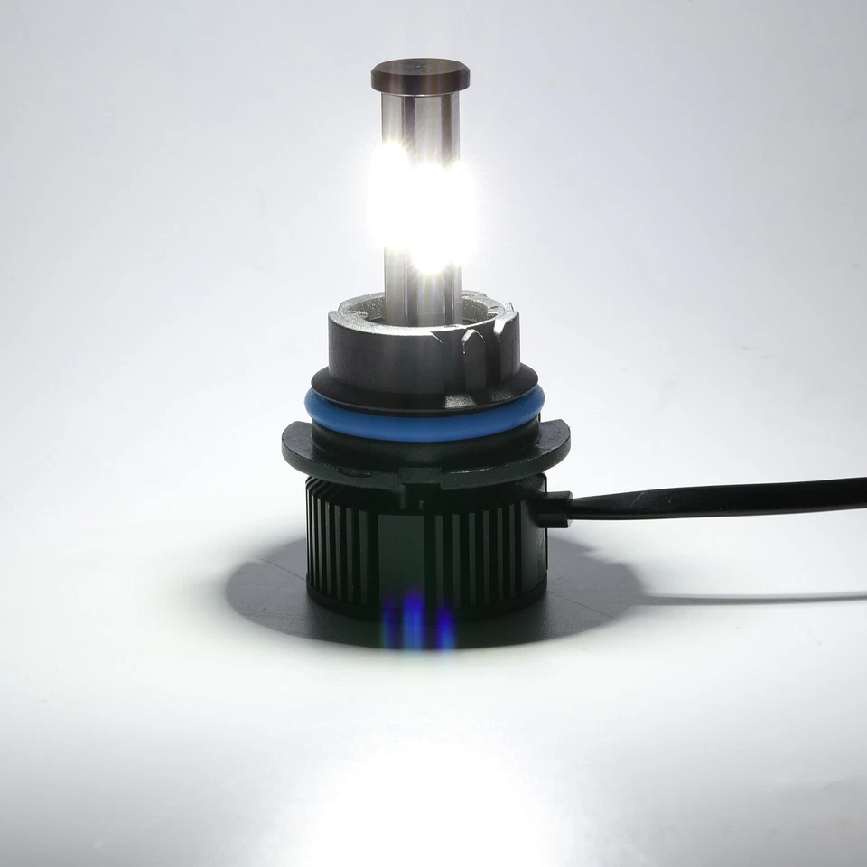 For Chevrolet Equinox 2005-2009 6-sides 9007 LED Headlight High Low Beam Bulbs - Image 2 of 4