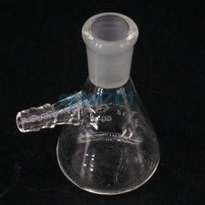 Fiaschetta filtro conico giunto vetro borosilicato 25ml 14/23 con braccio laterale laboratorio
