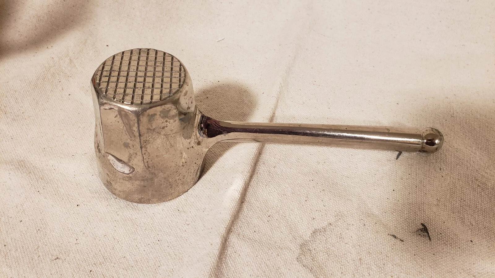 VTG Metal Scoop W/Handle Meat Tenderizer Nut Cracker Ice Cream Scoop Tool?
