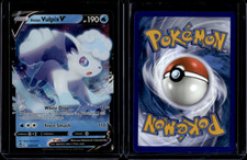 Alolan Vulpix V 033/195 Pokemon TCG Silver Tempest ~ NM - Mint Holo Ultra Rare