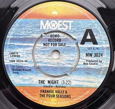 Northern Soul/Motown - The Night - Frankie Valli - 3024 Demo - Single Sided Demo