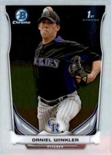 2014 Bowman Chrome #BCP23 Daniel Winkler Colorado Rockies Baseball Card