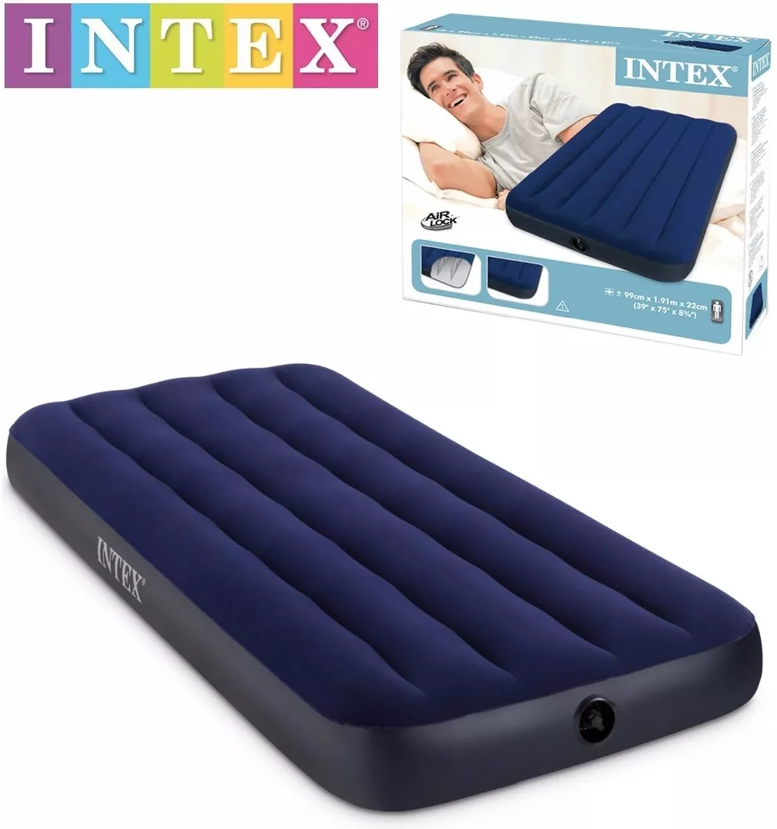 Colchón Hinchable Intex 76 x 191cm