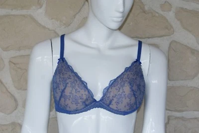 soutien-gorge bleu neuf taille 100 B de marque Vanity Fair - Photo 1/3