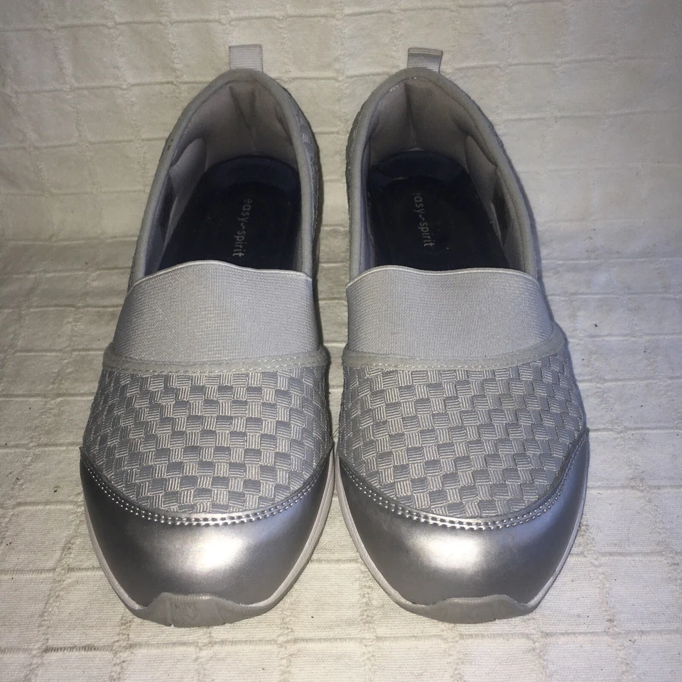 Easy Spirit Women's Grey and Silver Trainers SETWIST8 Size 7 M - Изображение 2 из 4