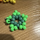 Plastic Rondelle Loose Beads 1mm - Red Orange Yellow Green Assorted — photo 5