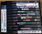 PS3 Games Lot. 16 Games Total. Untested. No Returns. As Is.
