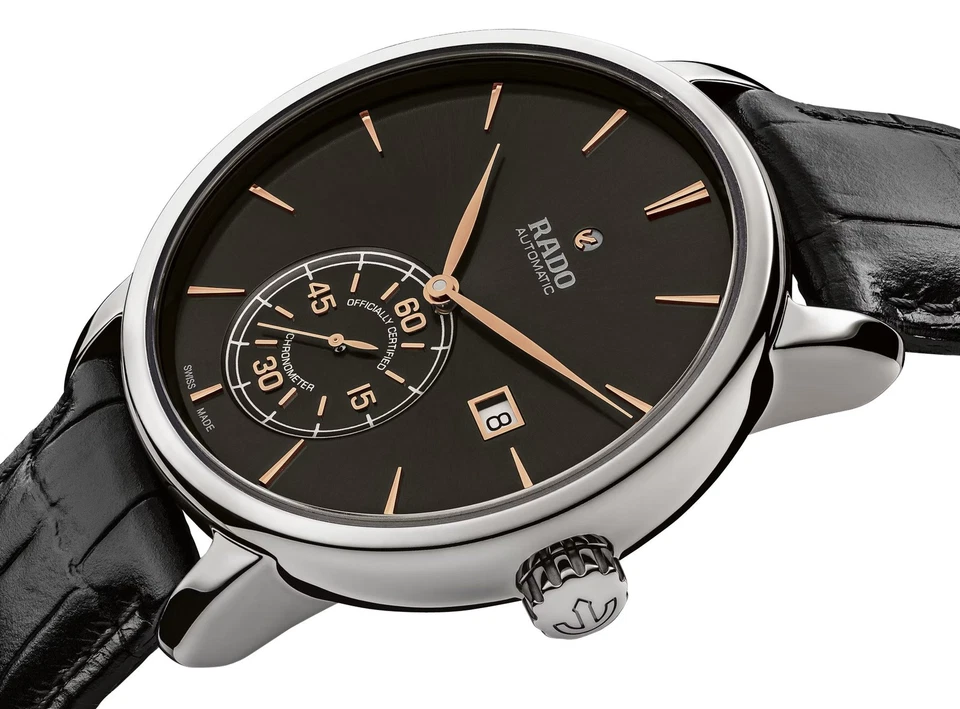 Reloj Hombre Rado DiaMaster Automático COSC Cerámica y Cuero Titanio R14053106 Foto 2 de 4