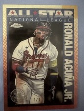 Marketplace image: 2025 Topps Series 2 Topps Chrome  Superfractor All-Stars Ronald Acuna Jr 1/1