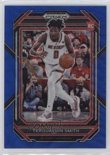2023-24 Panini Prizm Draft Picks Blue Wave Prizm /249 Terquavion Smith #10 11nq