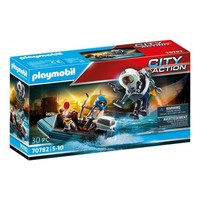 Playmobil City Action 70782 Polizeijetpack Mit Boot-Spielset
