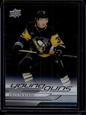 Owen Pickering 2024 Upper Deck Extended Series Clear Cut Young Guns SP Penguins